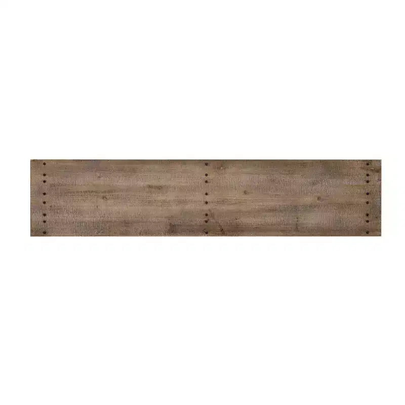 62.9 Mesa consola de entrada para casa de campo con estante de almacenamiento, mesa de pasillo de madera maciza de abeto con detalles de remaches de metal para sala de estar - Panipeachy