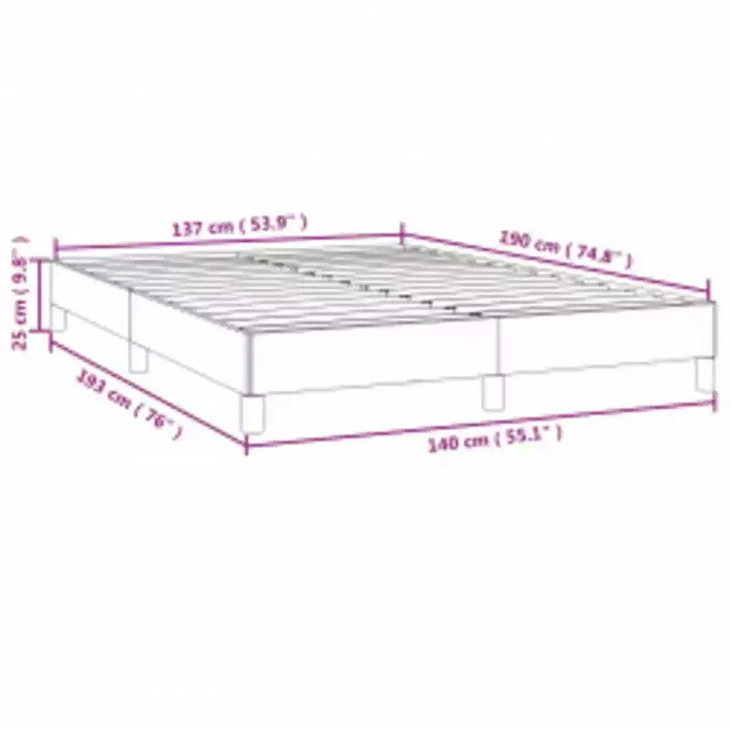 Base de cama de piel sintética blanca, Contrachapado, Madera de ingeniería, Matrimonial