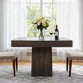 COZONY 31.5 Square Dining Table for 4, Small Kitchen Table with Sturdy Pedestal Base, Farmhouse Dining Table