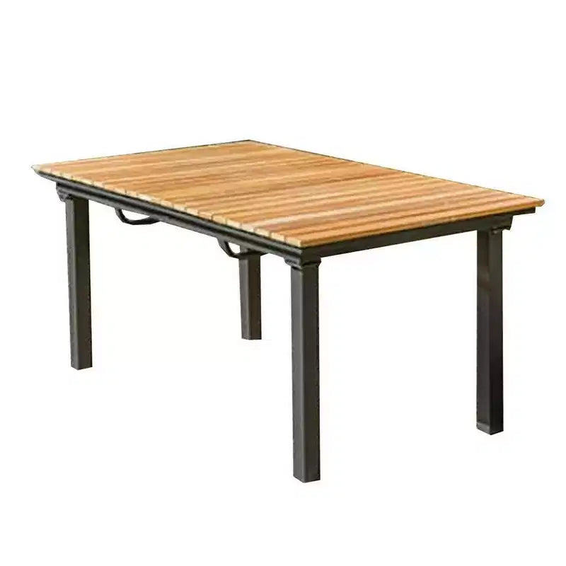 Mesa de comedor extensible para exteriores Royal Hampton de 62 a 84 pulgadas, aluminio, marrón
