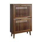 GDFStudio Alaric Mueble Zapatero Moderno de Madera con 2 Cajones Abatibles