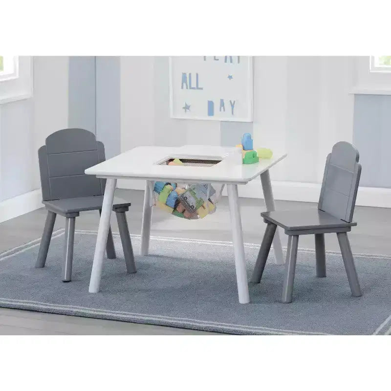 Juego de mesa y 2 sillas Delta Children con almacenaje