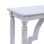 Mesa consola de madera Galano con estante inferior 45.9 An x 11.8 Prof x 29.9 Al