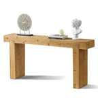 Mesa consola estrecha de entrada de madera de 63, mesa de sofá estilo granja para pasillo, sala de estar o detrás del sofá - Panipeachy