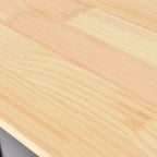 Carro de cocina con superficie de madera y barra de desayuno plegable, isla de cocina móvil con ruedas, almacenamiento y toallero