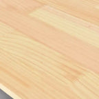 Carro de cocina con ruedas y encimera de madera maciza, ruedas con bloqueo, 137.9 cm de ancho, armario de 4 puertas y dos cajones, especiero