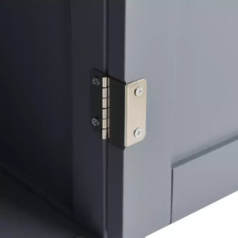 Carro de cocina con ruedas y encimera de madera maciza, ruedas con bloqueo, 137.9 cm de ancho, armario de 4 puertas y dos cajones, especiero