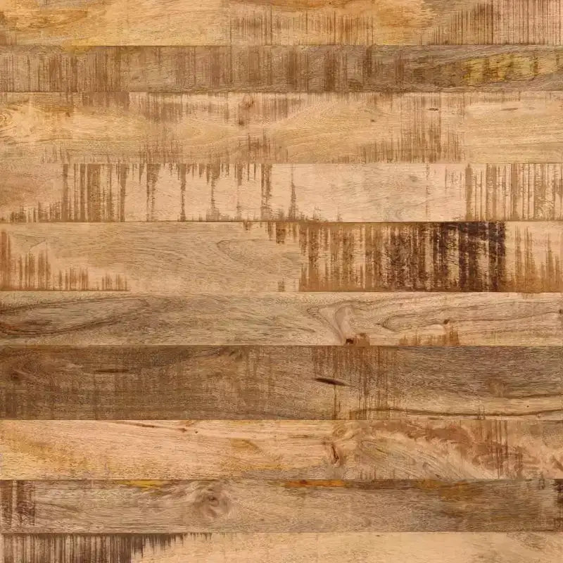 vidaXL Mesita de Noche Negra de Madera Maciza de Mango Mesita de Noche Mediana