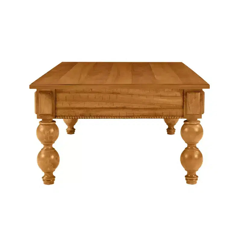 Juego de 3 mesas de centro de madera maciza Luxystar con cajón, incluye 1 mesa de centro vintage y 2 mesas auxiliares para sala de estar