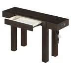 Mesa consola de 47" con cajones de almacenamiento, mesa detrás del sofá de chapa de madera, mesa estrecha para entrada para sala de estar u oficina en casa-Panipeachy