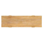 Mesa consola de 47" con cajones de almacenamiento, mesa detrás del sofá de chapa de madera, mesa estrecha para entrada para sala de estar u oficina en casa-Panipeachy