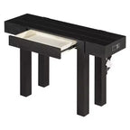 Mesa consola de 47" con cajones de almacenamiento, mesa detrás del sofá de chapa de madera, mesa estrecha para entrada para sala de estar u oficina en casa-Panipeachy