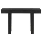 Mesa consola de 47" con cajones de almacenamiento, mesa detrás del sofá de chapa de madera, mesa estrecha para entrada para sala de estar u oficina en casa-Panipeachy