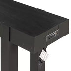 Mesa consola de 47" con cajones de almacenamiento, mesa detrás del sofá de chapa de madera, mesa estrecha para entrada para sala de estar u oficina en casa-Panipeachy
