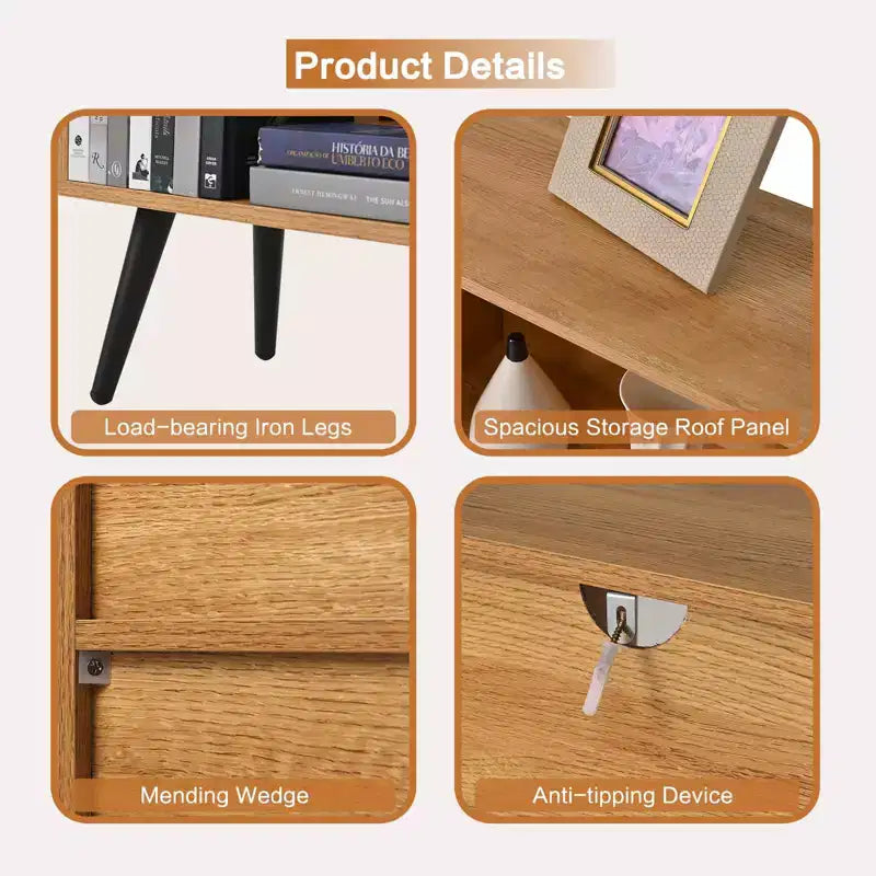 Estantería de almacenamiento de 10 cubos, organizador de almacenamiento de cubos de madera, estantería de madera de 3 niveles para sala de estar/oficina, vitrina, cubos de almacenamiento para decoración del hogar