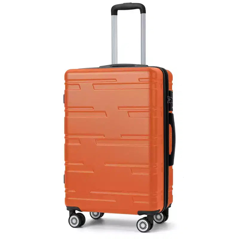 Maleta de cabina rígida expandible de 24 pulgadas con ruedas giratorias, maleta de cabina rígida con cerradura TSA, maleta rígida ligera