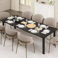 1-Piece MDF & Iron Irregular Top Dining Table