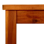 vidaXL Mesa de Centro Madera Maciza de Acacia Natural - 33.5 x 33.5 x 17.7