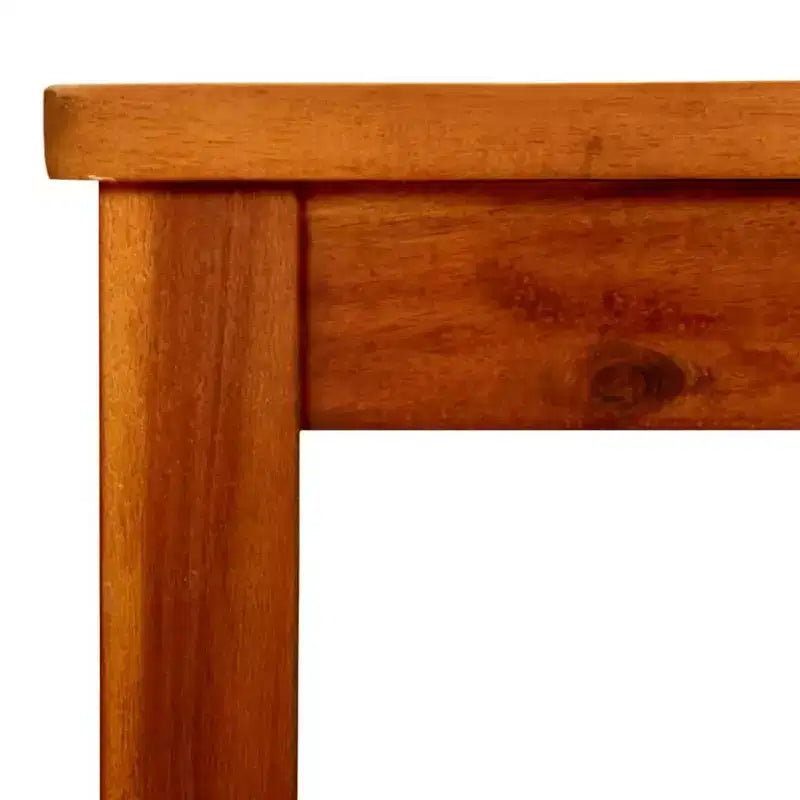 vidaXL Mesa de Centro Madera Maciza de Acacia Natural - 33.5 x 33.5 x 17.7