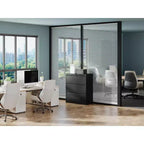 Archivador lateral con cerradura VIYET 40H - Metal resistente para oficina en casa, guías de extensión total silenciosas, antivuelco, apto para cartas/oficio/A4/F4