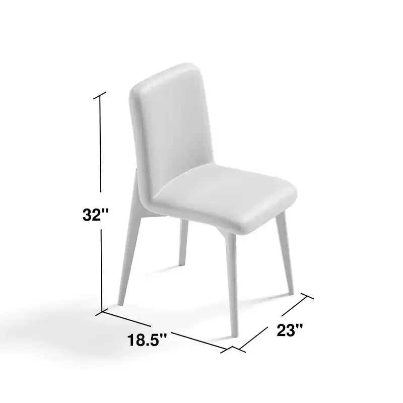 PexFix Juego de 2 sillas de comedor tapizadas, sillas de cocina modernas de tela con asiento acolchado y patas de madera resistentes, sillas auxiliares para comedor o sala de estar