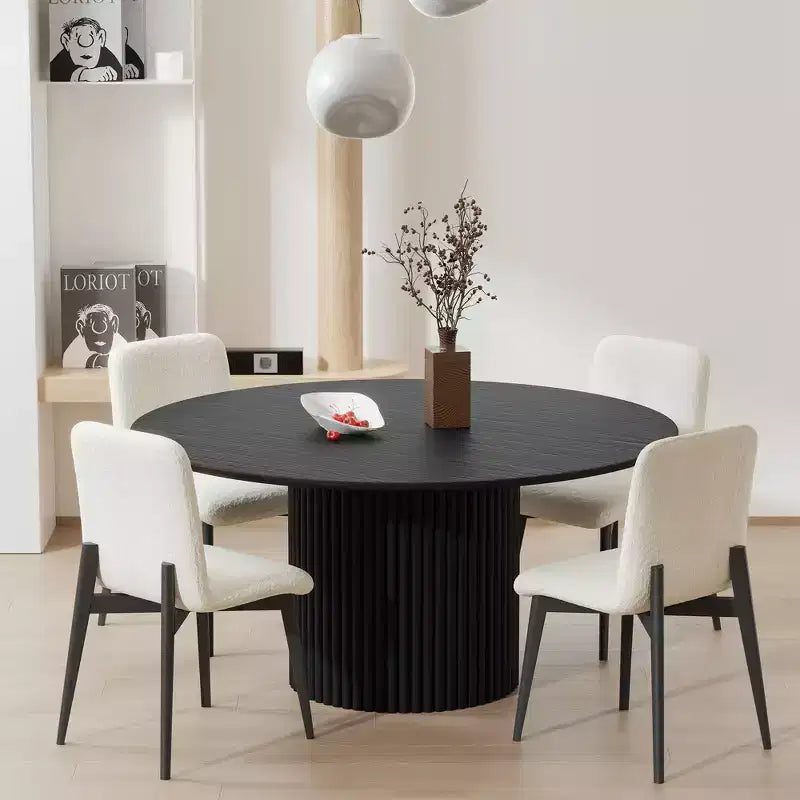 PexFix Juego de 2 sillas de comedor tapizadas, sillas de cocina modernas de tela con asiento acolchado y patas de madera resistentes, sillas auxiliares para comedor o sala de estar