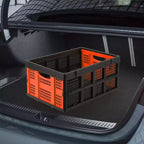 Cestas grandes de almacenamiento plegables de 22x15.7x10.2 pulgadas, cajas de plástico plegables, contenedores apilables extragruesos para el hogar, la cocina y la despensa
