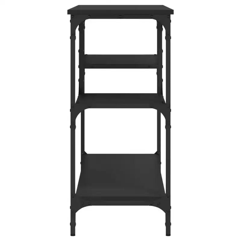 vidaXL Mesa Consola con Estantes Detrás del Sofá, Escritorio de Entrada, Muebles de Sala de Estar