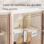 Organizador de zapatos de 4 piezas, organizador de zapatos apilable de plástico transparente para armario, caja de zapatos apilable de plástico transparente para entrada, plegable, ahorra espacio