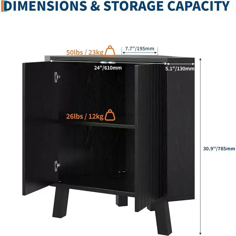 Gabinete esquinero rústico de 3 niveles con estante ajustable, mesa esquinera de madera con puertas y mesa auxiliar triangular para sala de estar y cocina