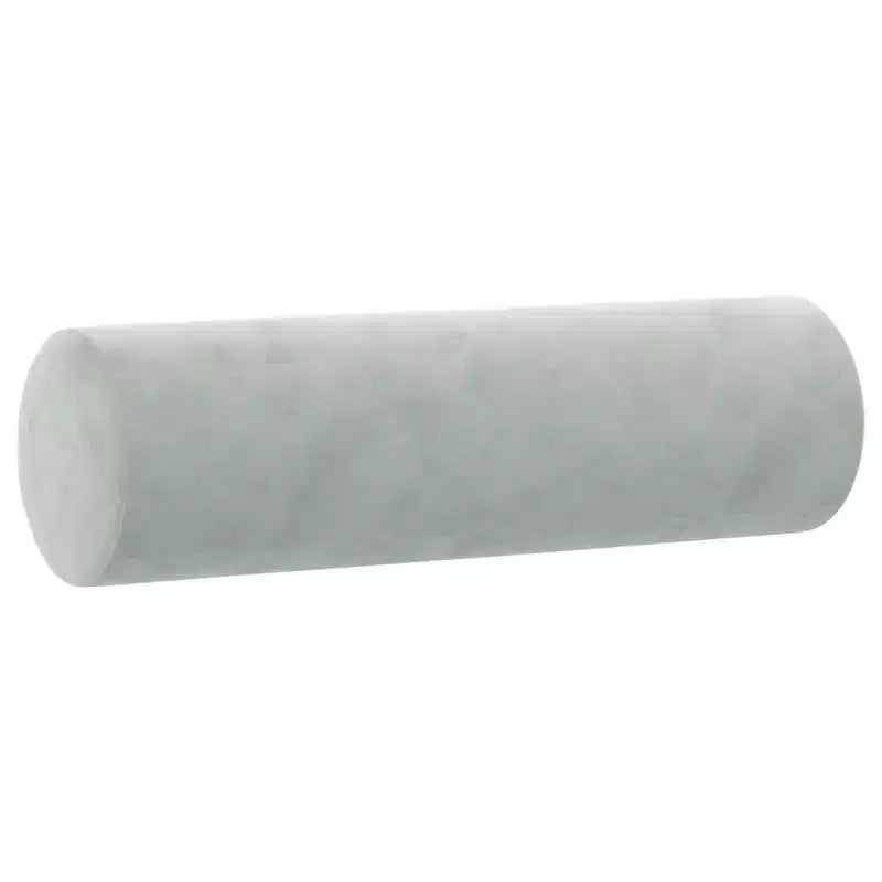 vidaXL Sofá de 3 plazas con cojines decorativos gris claro 70.9 de terciopelo