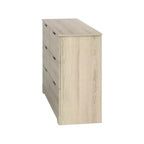 Cómoda de 6 cajones Galano con fabricación de madera 47 AN 15.6 PR 31.7 AL
