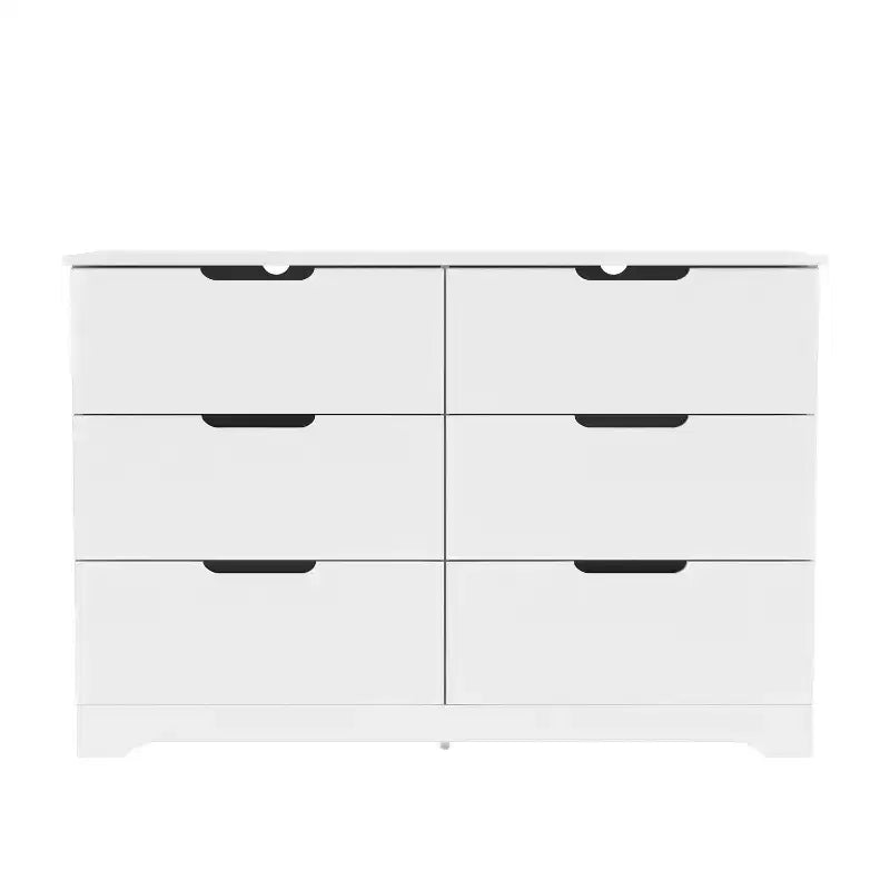 Cómoda de 6 cajones Galano con fabricación de madera 47 AN 15.6 PR 31.7 AL