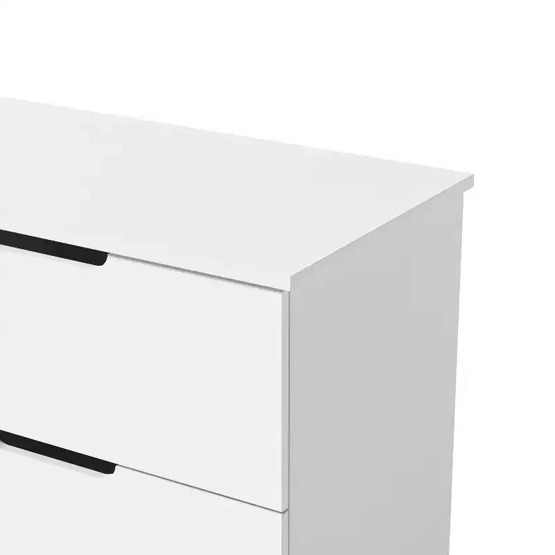 Cómoda de 6 cajones Galano con fabricación de madera 47 AN 15.6 PR 31.7 AL