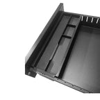 VIYET 14.69 Archivador móvil de 3 cajones con cerradura, archivador de metal negro totalmente montado para oficina en casa, compatible con tamaño carta/legal/A4