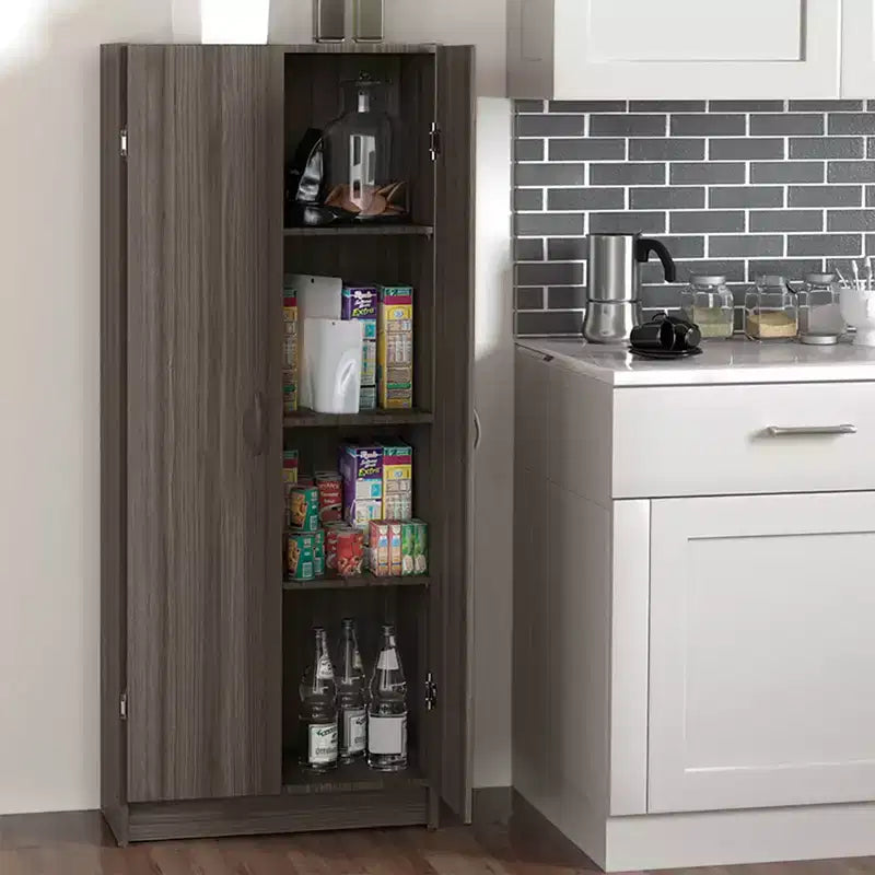 ClosetMaid Alacena de Despensa con Estantes Ajustables para Cocina, Gris