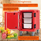 COZONY Calentador Portátil de Alimentos 82 QT, Ruedas de Carga de Doble Extremo de Calentamiento Eficiente para Reuniones Familiares Comedor