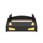 Cama plataforma GDFStudio Dean con forma de coche, ruedas y almacenamiento