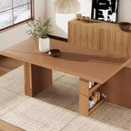 Mesa de comedor de 70.8 para 6 8 10, mesa de comedor moderna con almacenamiento, mesa de cocina de madera con patas acanaladas, mesas de cena para cocina comedor