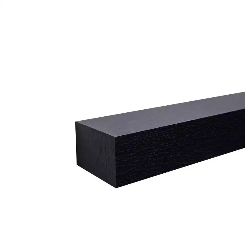 18.11 Estante flotante negro C para pared con soporte invisible, perfecto para la decoración de baño/dormitorio/cocina o exhibición de libros/plantas, fácil de instalar.
