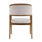 Christopher Knight Home Rosa, sillas de comedor tapizadas de madera de caucho de mediados de siglo (juego de 2)