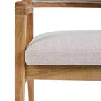 Christopher Knight Home Rosa, sillas de comedor tapizadas de madera de caucho de mediados de siglo (juego de 2)