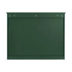 CASAINC 35 x 27.5 Espejo para baño con 6 estantes abiertos, gabinete de medicinas montado en la pared (sin tocador)