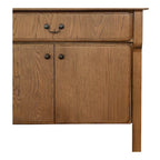 Aparador con cajones, marrón cálido - 78.5"An x 19.76"Prof x 32"Al
