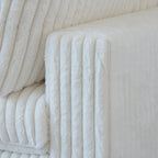 Sofá Seccional Modular de 6 Piezas con Chaise y Otomana