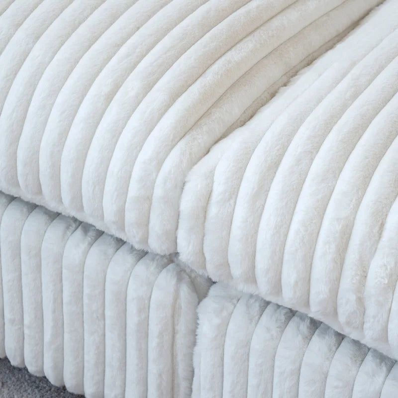 Sofá Seccional Modular de 6 Piezas con Chaise y Otomana