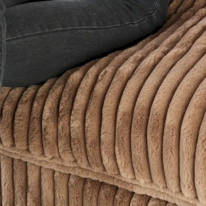 Sofá Seccional Modular de 6 Piezas con Chaise y Otomana