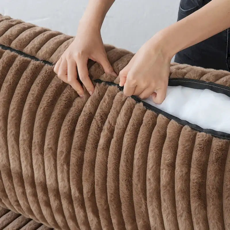 Sofá Seccional Modular de 6 Piezas con Chaise y Otomana