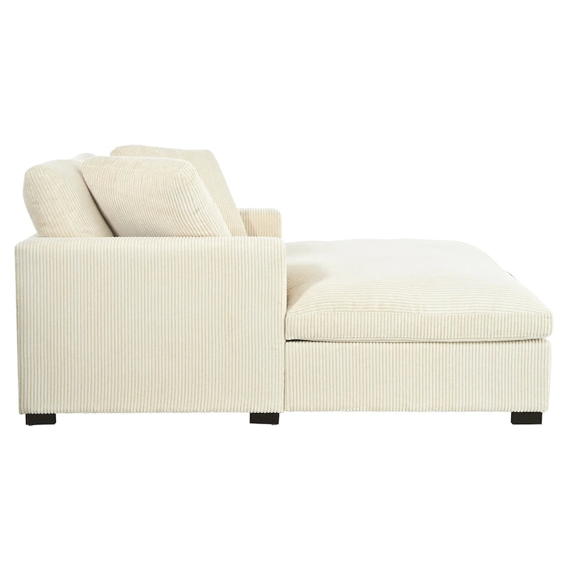 Sillón diván extragrande color beige