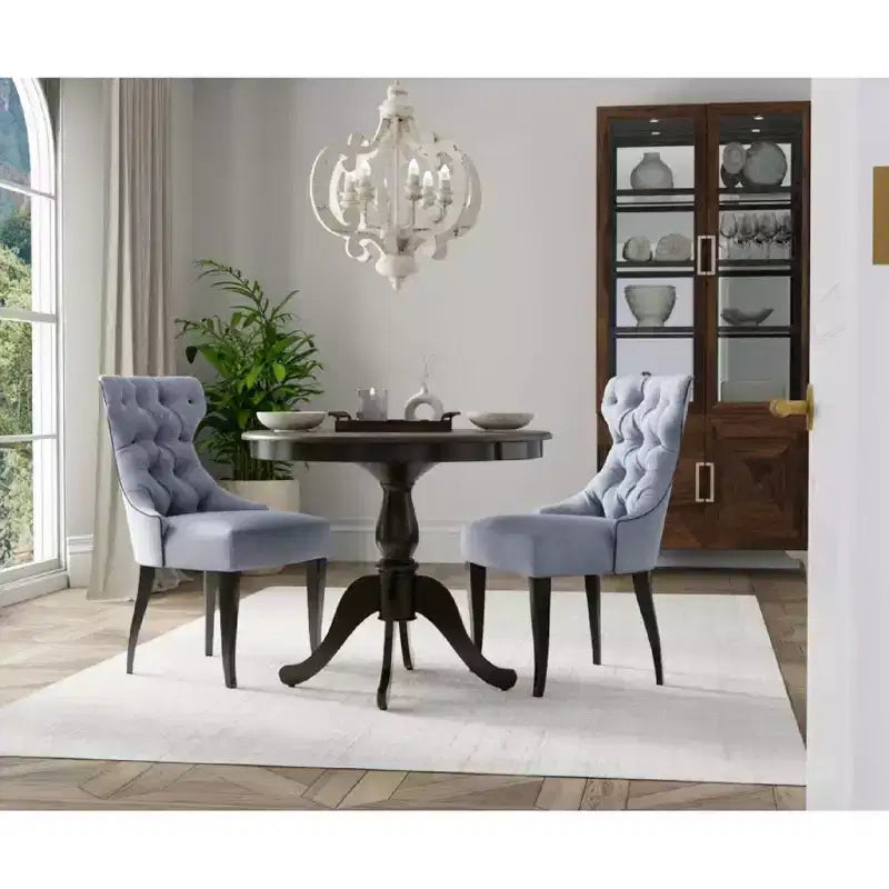 Mesa de comedor de pedestal redonda Carolina Living 36 Salem